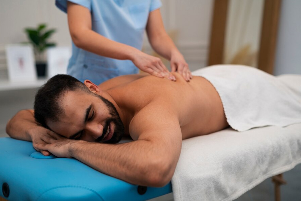  Erection During Massage 